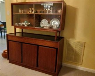 Danish Mid Century Modern Hutch by Dillingham