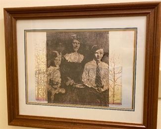 The Promise by Tennessee artist Betsy Worden. Her work is widely exhibited in Tennessee, and she has received numerous awards, including a Lifetime Achievement Award from the Arts Council of Tennessee, and the Knoxville Arts Council’s Artist of the Year Award. 