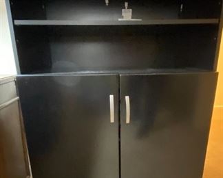 Storage cabinet and shelves