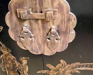 Latch for black cabinet