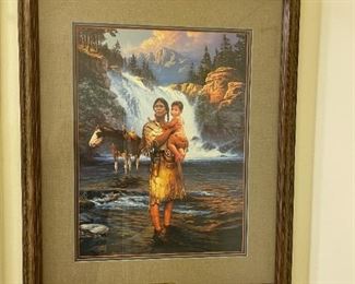 Wilderness Child Print by C Ren