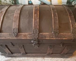 Nice Old Dome Top Trunk with Insert