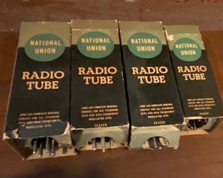 National Union Radio Tubes in Boxes