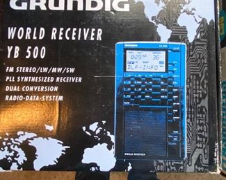 Grundig World Receiver Model YB 500 in Box