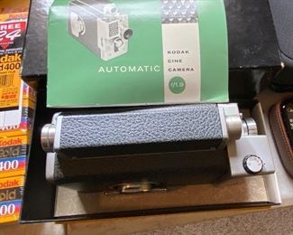 Kodak Cine Camera with Case