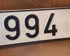 German License Plate