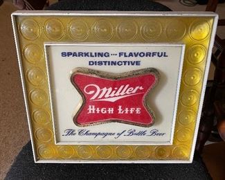 Small Miller High Life Sign