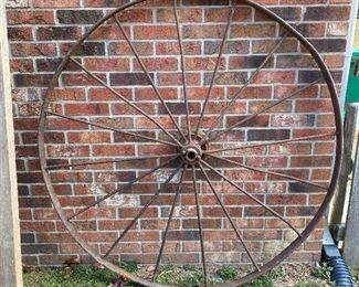 Metal Wagon Wheel