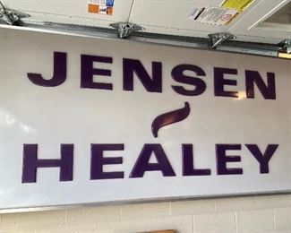 Large Vintage Jensen Healey Dealership Sign (Reduced to 360.00)