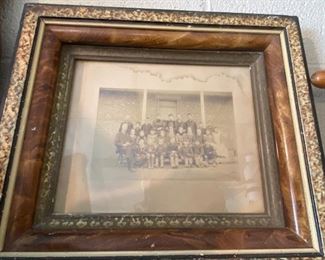 Early Gesso Framed School Photo