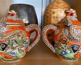 Nice Satsume Creamer and Sugar