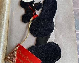 Vintage Henri Fayette Christmas Card (Performing Poodle)