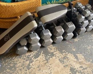 Weights with Bench