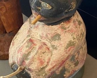 Wooden Black Americana Statue