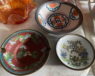Oriental Bowls and Ashtrays