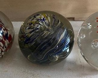Glass Paperweights