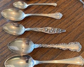 Assorted Sterling Spoons