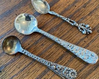 Miniature Sterling Spoon Pins