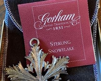 Gorham Sterling Snowflake