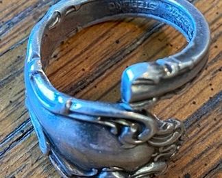 Sterling Spoon Ring