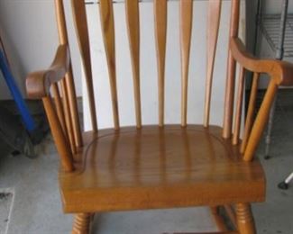 Oak rocker