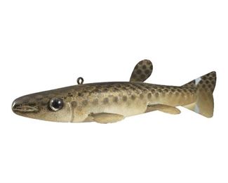 Bethel Family Carved Wood Fish Spearing Decoy