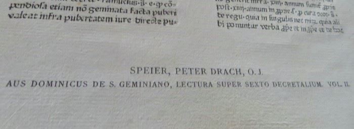15th Century Lectura Super Sexto Decretalium Geminiano