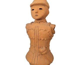 Japanese Terracotta Haniwa Warrior in Tanko Armor