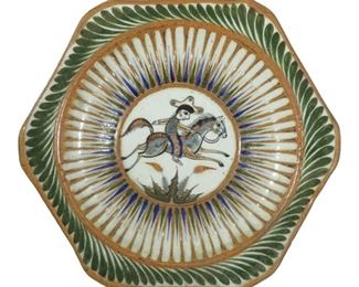 Exceptional 13 1/4" Jorge Wilmot Tonala Pottery Charger