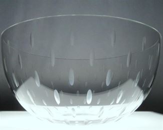 Nuutajarvi Notsjoe Finnish Art Glass Bowl by Kaj Franck