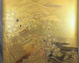 Important Japanese Gold Lacquer Ryoshibako Document Box