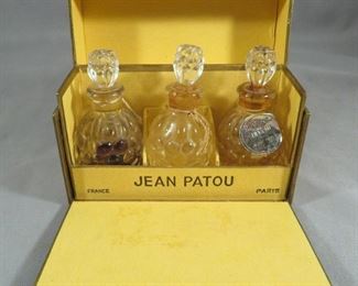 (3) Jean Patou Extraits Perfume Bottles in Original Box