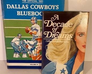 "A Decade of Dreams" & Dallas Cowboys large set of 1980's Dallas blue books