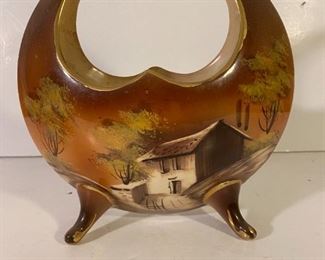 Japanese vase with handle