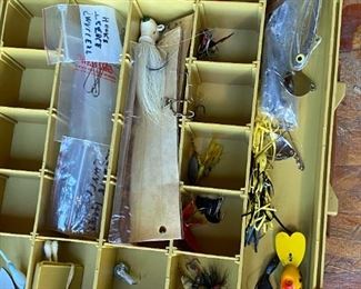 Tackle box and lures