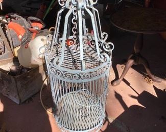 Vintage bird cage