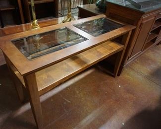 entry or sofa table-glass top