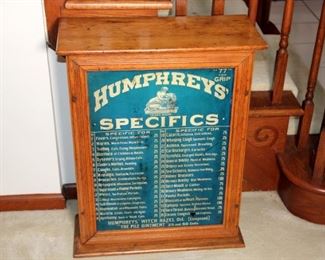 Humphreys Specifics Apothecary Box