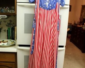 Clovis Ruffin for Keyloun Stars & Stripes Dress