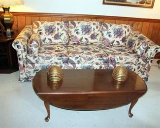 Sofa & Drop Leaf Coffee Table