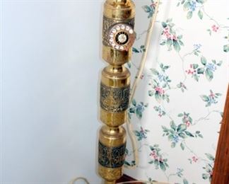 Antique Brass Floor Phone