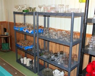 LOTS of Glassware and Stemware