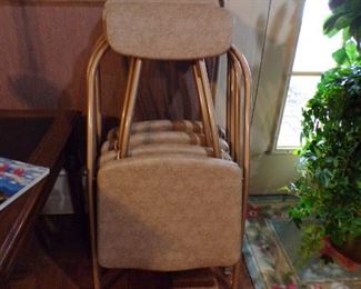 set of folding chairs