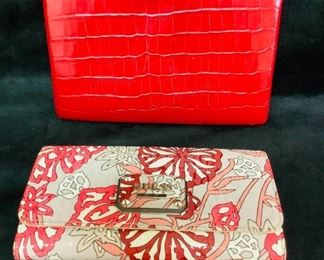 Coch330 Abas Leather Clutch And Guess Wallet