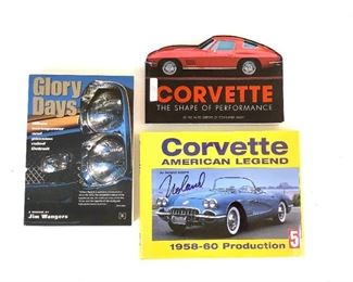 Rijo314 Autographed Corvette Auto Books