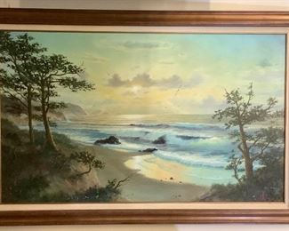 Rijo319 Larry Vorhees Signed Oil On Canvas