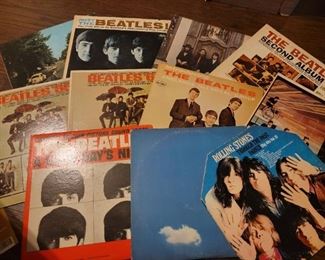 Rock n roll record albums/vinyl 