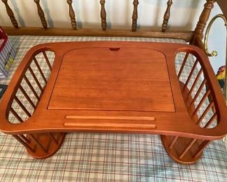Adjustable Wooden Bed Tray 