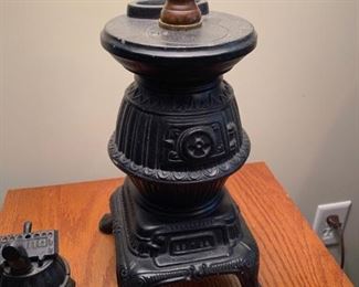 Pot Belly Stove table lamp