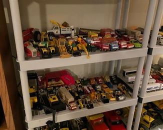 Large variety of vintage Tonka and other cars and trucks